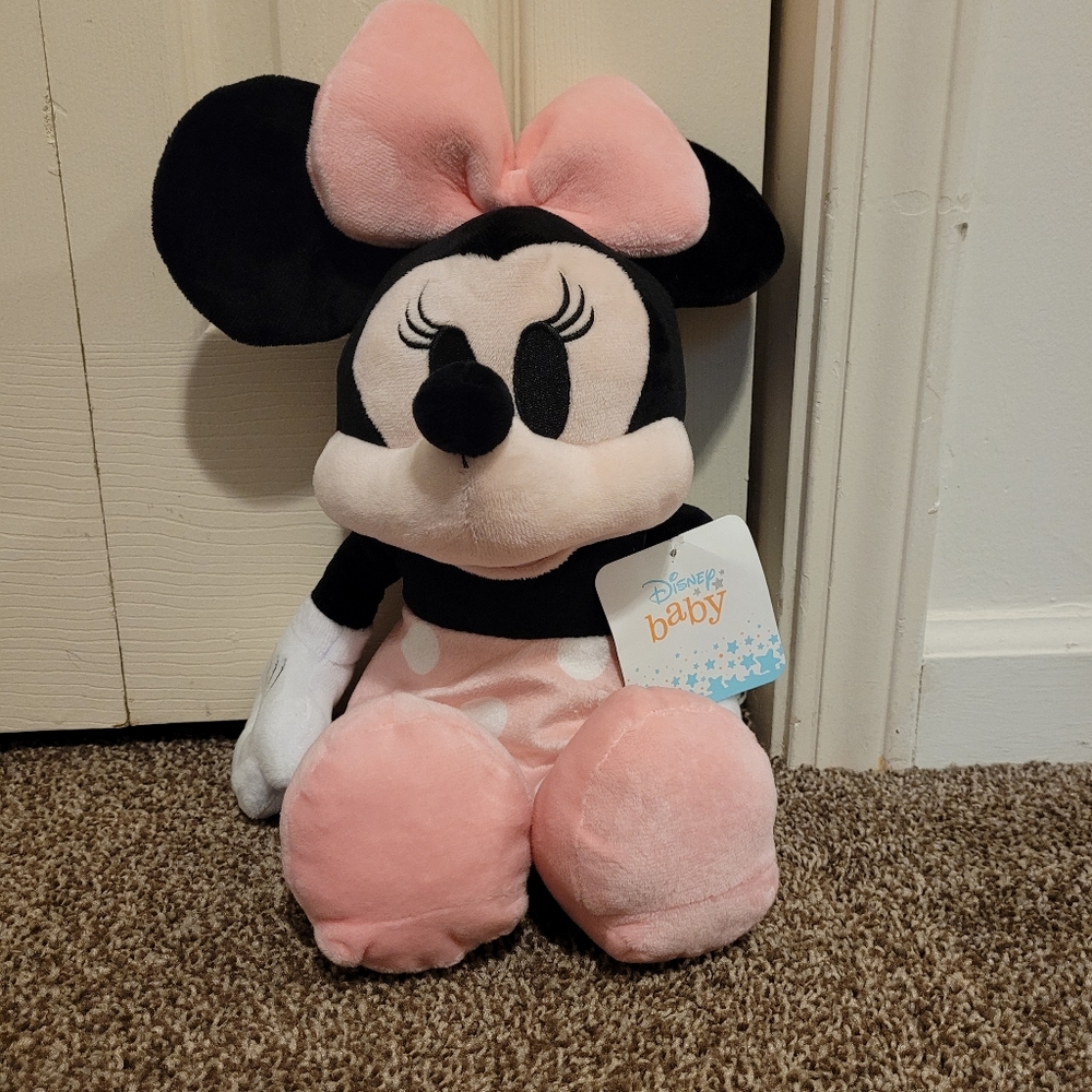 Disney Baby Minne Mouse Plush New